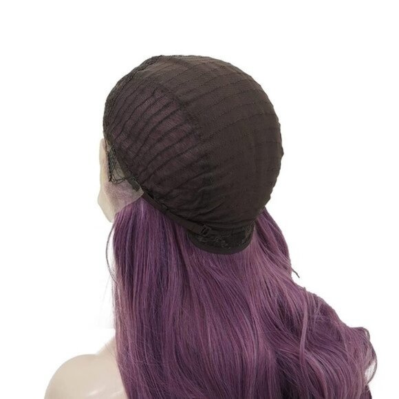 Purple Wavy Lace Front Wig - Picture 3 of 4